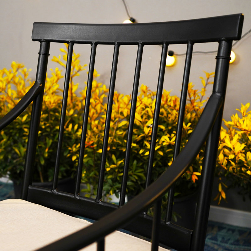 Lark Manor Mcgahan Patio Dining Armchair with Cushion & Reviews Wayfair